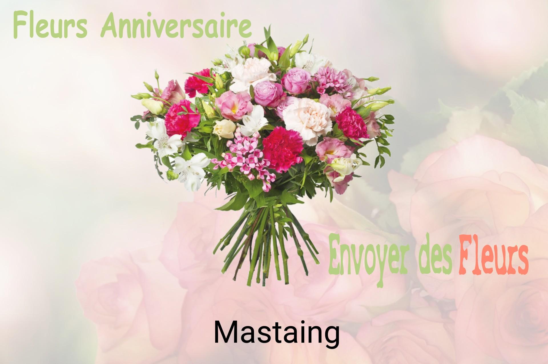 Bouquet de fleurs d’anniversaire livré à Mastaing