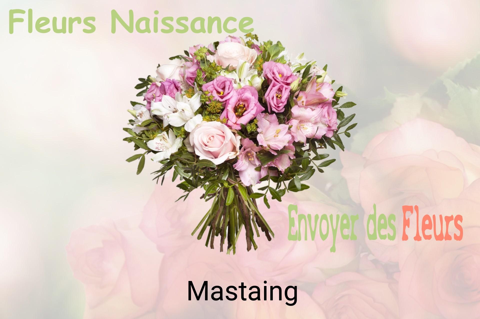 Bouquet de fleurs de naissance livré à Mastaing